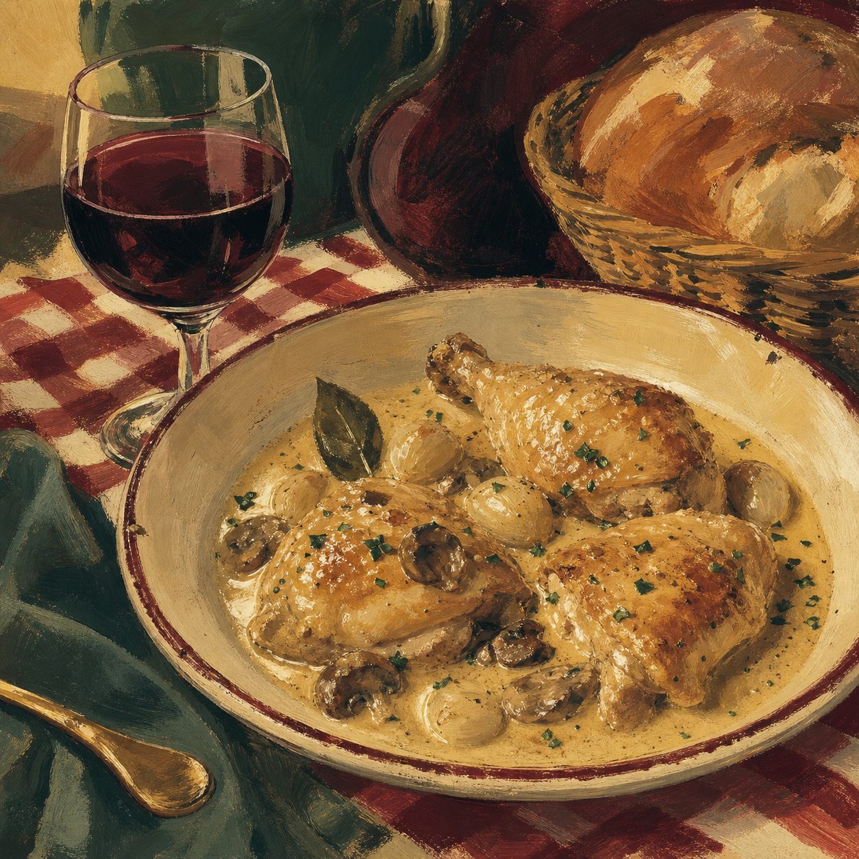 Poulet au vinaigre — illustration
